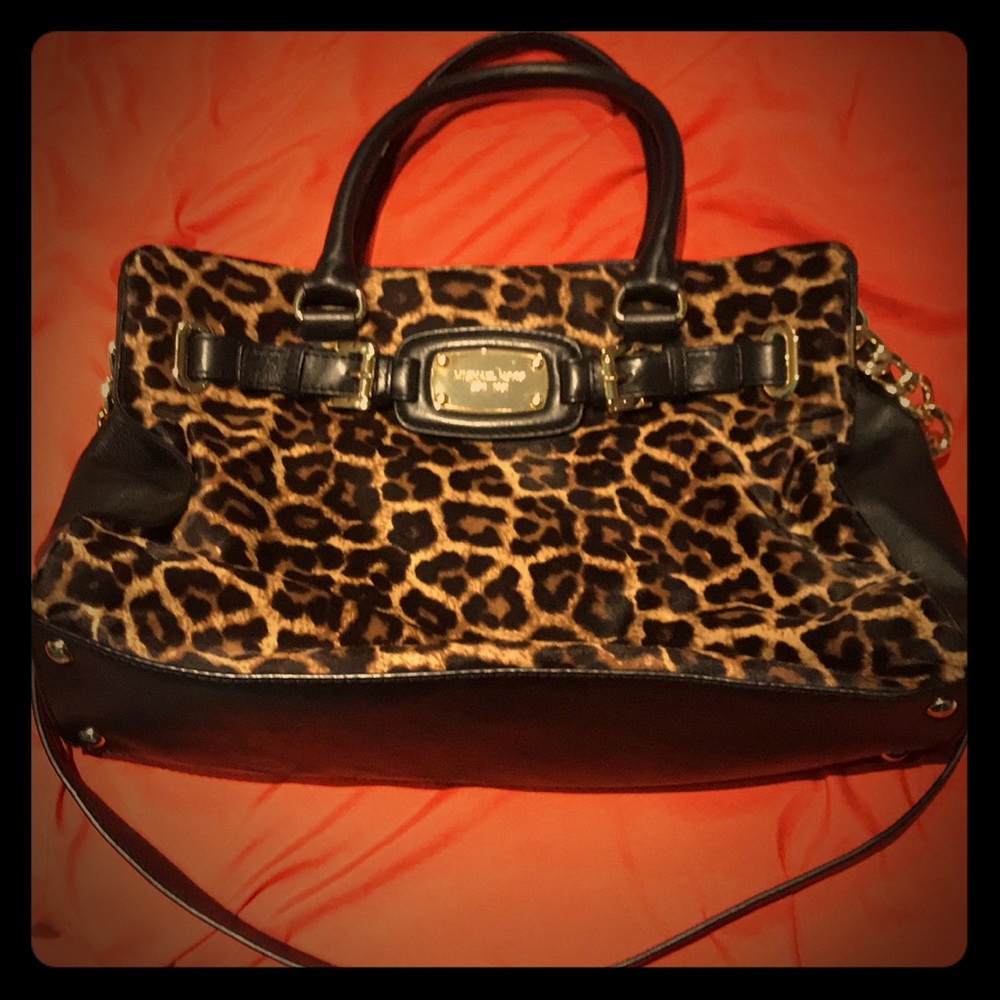 Large Leopard Michael Kors purse